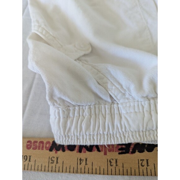 Kim Rogers Capri Pants White Womens Size Medium Cotton - Picture 7 of 10
